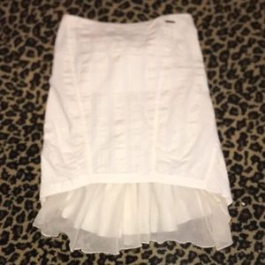 Fornarina White Skirt